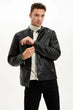 Man PU Leather Jacket