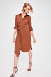 Cinnamon Belted Dress