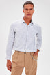 Gray New Men 'S Printed Extra Slim Fit Shirt