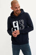 Men Fashion Lettered Pattern Hoodies