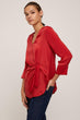 Women Red Blouse