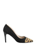 Black Suede Women 'S High-Heeled Shoes