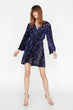 Women Navy Blue Dress