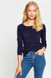 Women Navy Blue Sweater