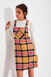 Multicolour Plaid Dress