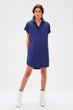 Navy Blue Shirt Dress