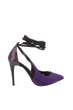 Purple Suede Women 'S Heels Shoes