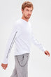 White Men Long Sleeve Cycling Neck Printed New T-shirt