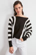 Striped Knitwear Sweater