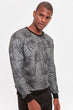 Khaki Men 'S Long Sleeve Cycling Neck Printed New Sweatshirt