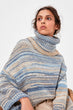 Blue Multicolour Knitwear Sweater