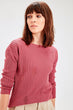 Color Rose Pattern Knitwear Sweater