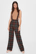 Plaid Jumpsuit