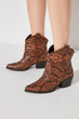 Snake Pattern Women Boots