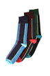 Male Striped 3'lü Socks