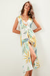 Flower Decorated Gusset Beach Dress