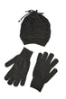 Male Beret Gloves Suit Beanie