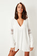 Handles and Neckline Ruched Blouse