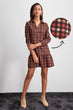 Velvet Plaid Dress