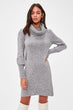 Balloon Sleeve Sweater Dress