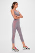 Gray Seamless Sports Leggings