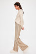 Beige Flare Pants
