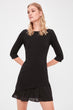 Black Flounces Dress