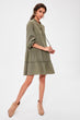 Khaki Frilly Dress