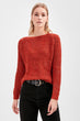 Hair Braided Knitwear Sweater