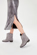 Gray Suede Women Boots