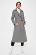 Black Arched Crowbar Pattern Stamp Coat