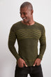 Men Long Sleeve Cycling Neck-Sweater New
