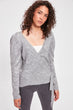 Gray Gusset Sweater Cardigan