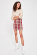 Red Plaid Skirt