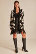 Knitted Cardigan With Tassels Detail Woman Anthracite