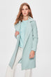 Mint Front Two Button Closure Double Breasted Stamp Coat