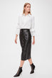 Trendyol Leather Skirt TWOAW20ET0512