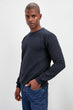 Male Bicycle Neck Textured Knit Sweater New