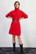 Turtleneck Sweater Dress