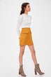 Mustard Pocket Detail Skirt