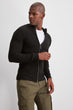 Male Long Sleeve Front Zipper New-Cardigan