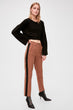 With Color Block Pants