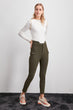 Pocket Detail High Waist Skinny Jeans