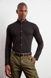 Male Shirt Collar Long-Sleeve Extra Slim Fit New Shirt
