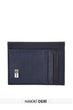 Male Genuine Leather Textured Card Wallet
