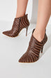 Mink Patterned Women 'S Boots