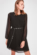 Black Bicycle Neck Dress