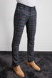 Mens Chino Plaid Pants