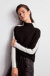 Black With Color Block Sweater Pullover