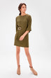 Khaki Arched Dress